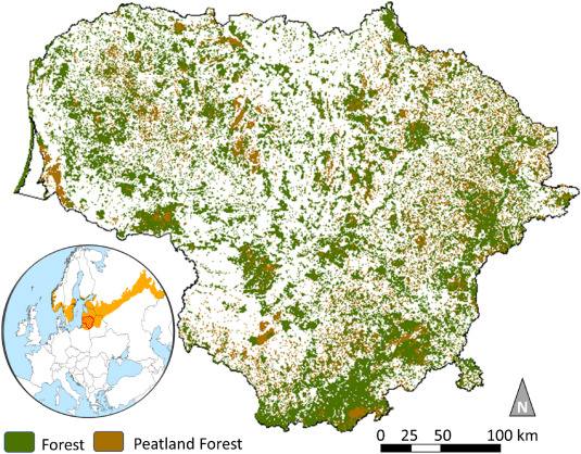 A peatland restoration case study shows Lithuania's forests and drained peatlands